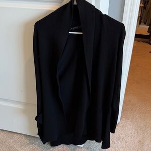 Cyrus Black Open Front Cardigan